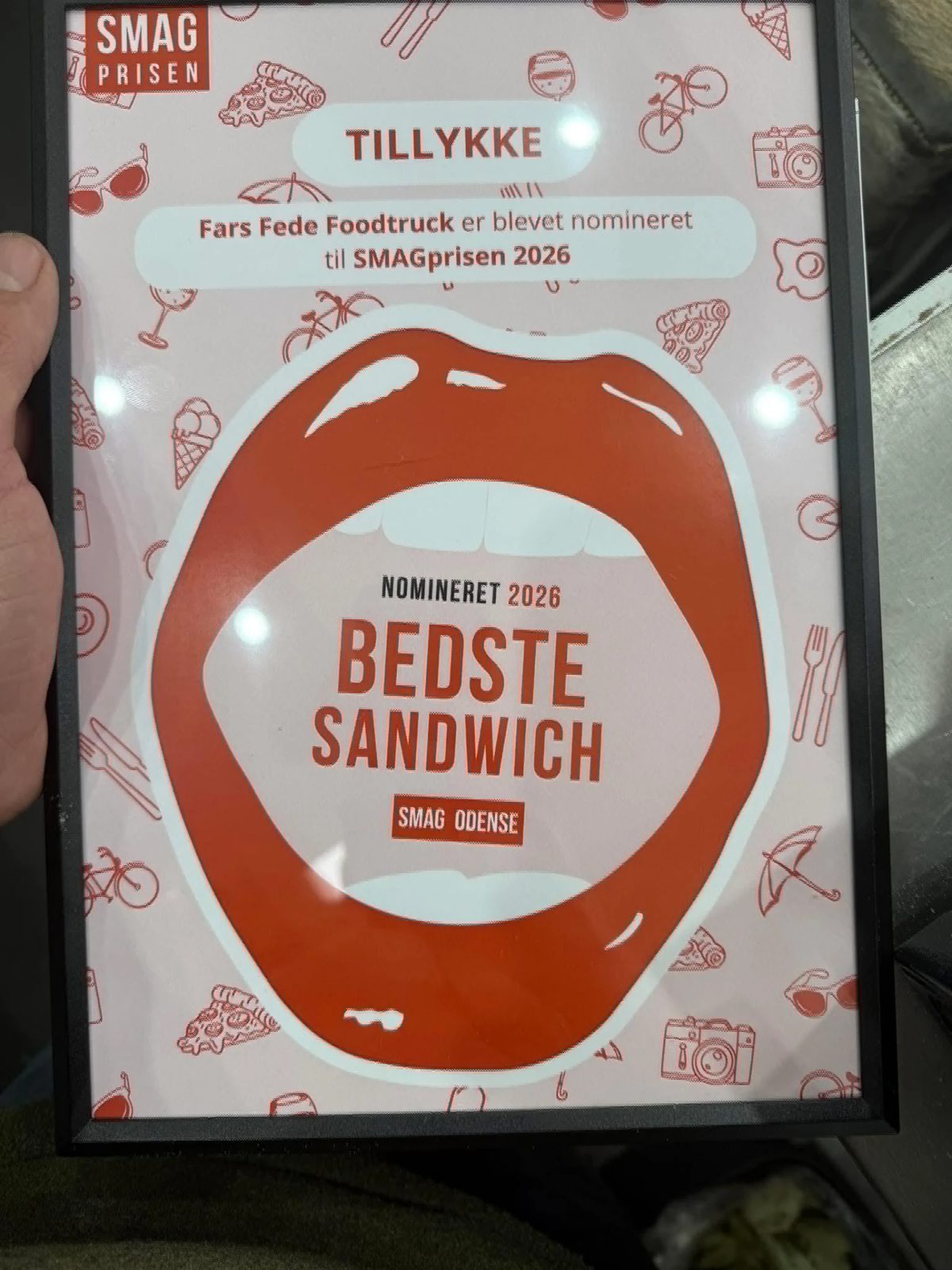 Fars Fede Food Truck er nomineret til bedste sandwich ved SMAGprisen 2026